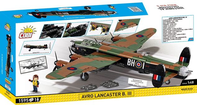 Cobi Avro Lancaster B Mk.I/III 300 Sqdn RAF, 1:48, 1643 k, 1 f