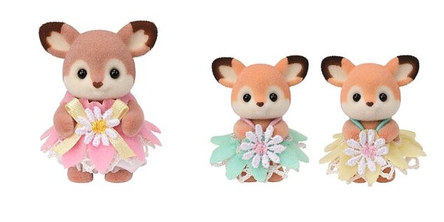 Sylvanian Families Jelenčeky na kvetinovej hojdačke