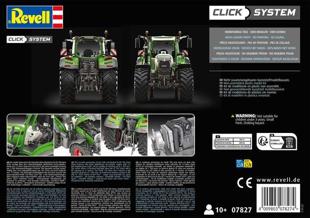EasyClick traktor 07827 - Fendt 728 Vario easy-click-system (1:20)