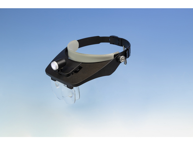 Lightcraft čelenka s lupou a LED osvetlením (set)