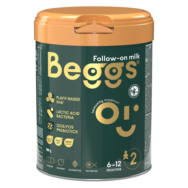 Beggs 2 následné mlieko (800 g)