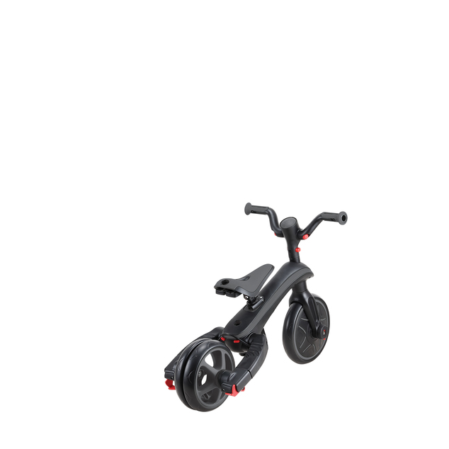 Globber trojkolka Explorer Trike Foldable  4in1 Black-Grey