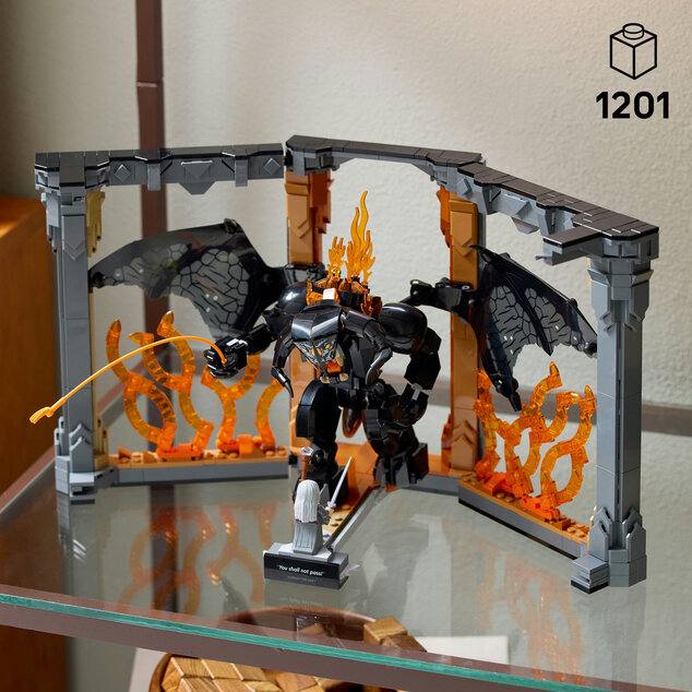LEGO® Icons 10367 Knižní zarážka: Pán prstenů – Balrog™