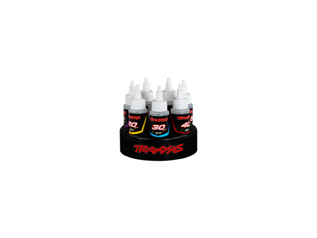 Traxxas Set Silikonöle (7x 60ml) mit Schwenkständer