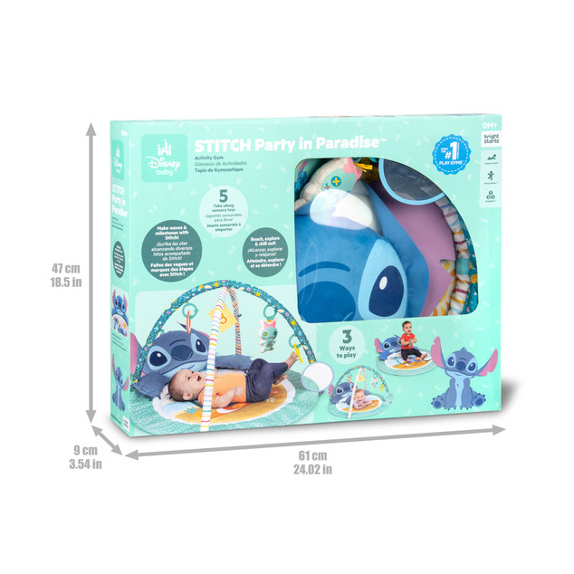 DISNEY BABY Tapis de jeu Stitch Party Paradise™, 0m+