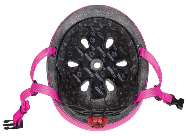Globber detská prilba Go Up Lights XXS/XS ( 45-51CM ) Deep Pink