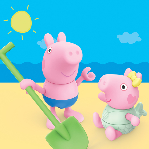 HASBRO - Pujsa Pepa bratje in sestre na plaži