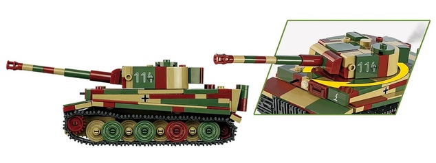 Cobi II WW Pz.Kpfw. VI Tiger Ausf. E (Sd.Kfz 181), 2v1, 1:48, 428 k