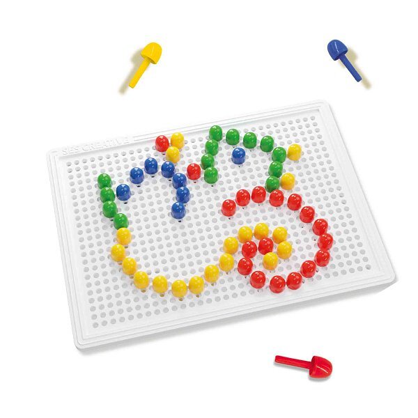 Kleines Mosaik auf der Tafel