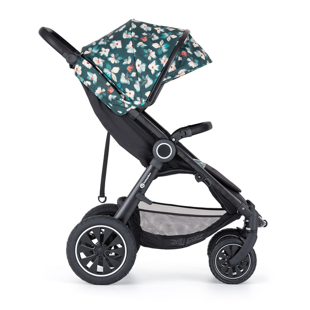 PETITE&amp;MARS Kočík Street+ Air Black + Strieška Limited 100 Flowers