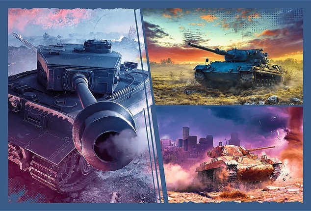 Trefl Puzzle World of Tanks: Obrnená misia 2x200 dielikov