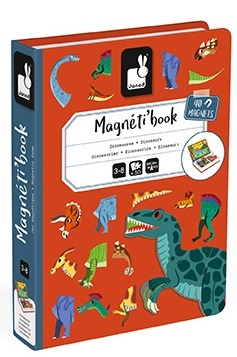 Janod Magnetibook Dinosaury Magnetická kniha pre deti