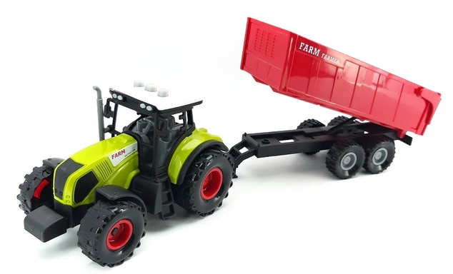 Traktor s vlečkou a efekty 36 cm