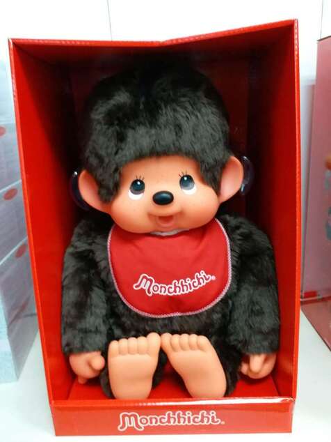 Monchhichi Mončiči ragazzo con bavaglino XL 80cm
