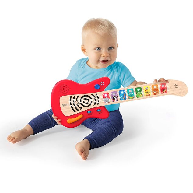 BABY EINSTEIN Hračka drevená hudobná gitara Together in Tune Guitar™ Connected Magic Touch