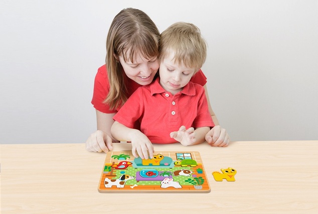 2Kids Toys Vkládacie puzzle Maznáčikovia