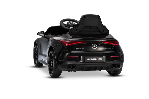 Elektrické autíčko Mercedes CLE 12V s pohonom zadných kolies, čierne, Jednomiestne, Lítiov