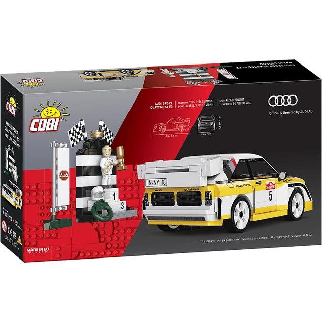 Cobi Audi Sport Quattro S1 Rally Legend, 1:35, 230 p, 1f