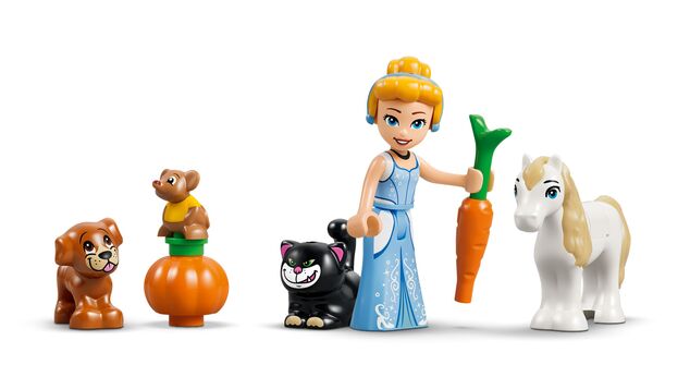 LEGO® Disney™ 43283 Popoluškin zámok a zvieratká