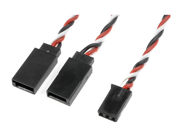 Kábel serva Y krútený Futaba HD 22AWG 30cm