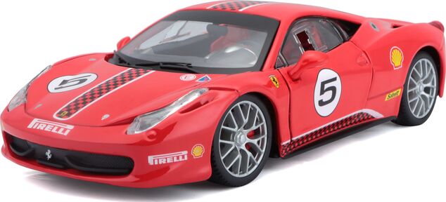 Bburago 1:24 Ferrari Racing 458 Challenge Rot