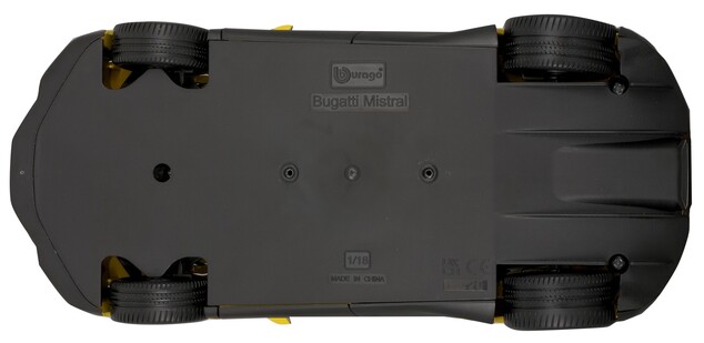 Bburago 1:18 TOP - Bugatti Mistral - Yellow