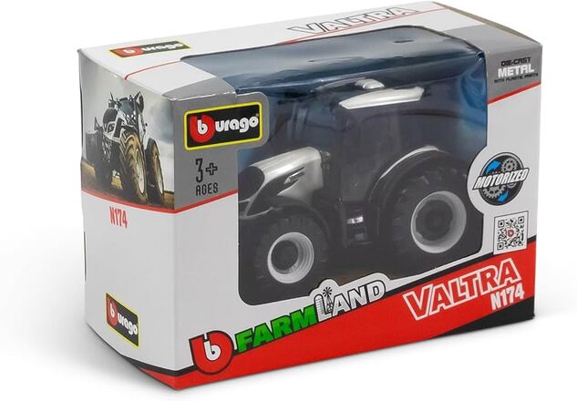 Bburago 10cm Farm Traktor 10cm Valtra N174 mit Frontlader