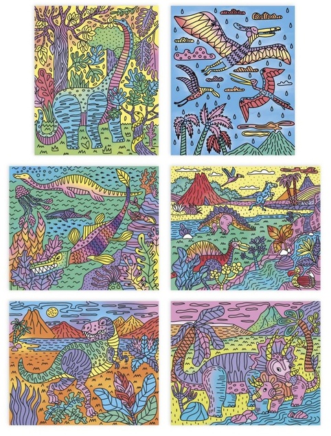 Janod Atelier Sada Maxi Maľovanie Dinosaurus