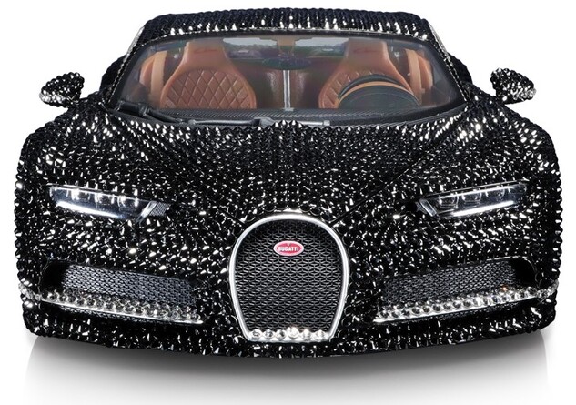 Bburago 1:18 Limited Bugatti Chiron Swarowski Crystal Version