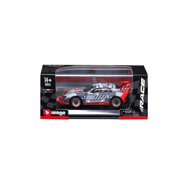 Bburago 1:43 Racing Audi S1 e-tron quattro in decorative box