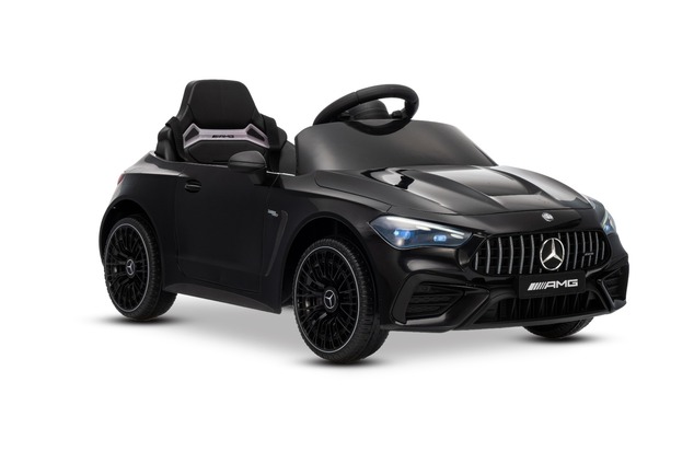 Elektrické autíčko Mercedes CLE 12V s pohonom zadných kolies, čierne, Jednomiestne, Lítiov