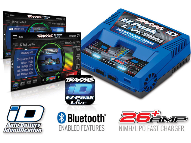 Traxxas nabíjač EZ-Peak Live Dual 2x100W