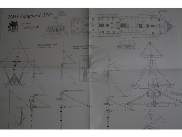 VICTORY MODELS HMS Vanguard 1798 1:72 kit