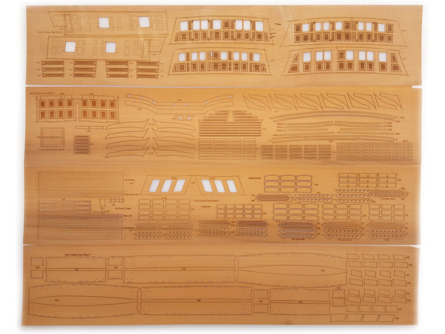 Vanguard Models HMS Indefatigable 1794 1:64 kit