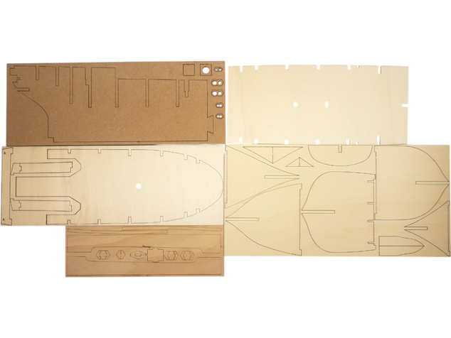 OCCRE Amerigo Vespucci 1:100 + plachty Kit
