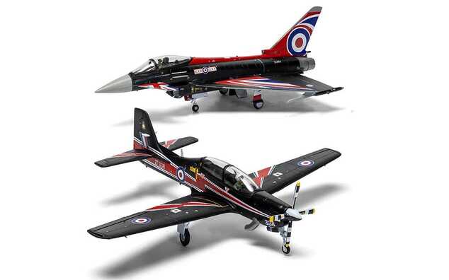 Classic Kit letala A40003 - Eurofighter Typhoon FGR.4 (Blackjack) + Shorts Tucano T.1 (Tw