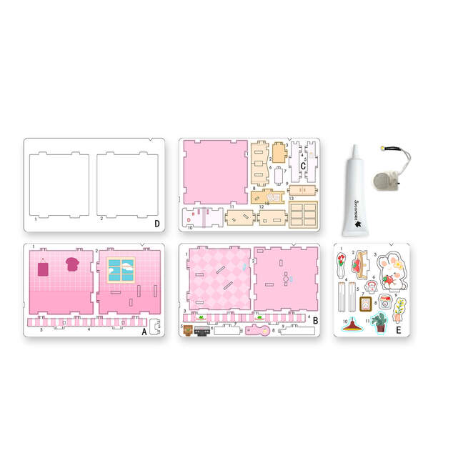Sycomore Chibi mundo – Mini caja con conejo