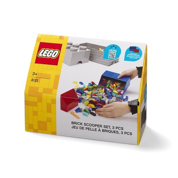 LEGO® Würfelschaufel - rot/blau, 2er-Set