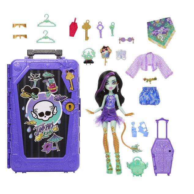 Mattel Monster High Skulltimate secrets Destination muñeca JINAFIRE LONG, JDR52