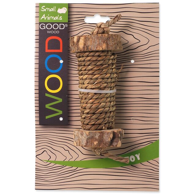 Pletena igračka Male životinje cilindar 18 cm