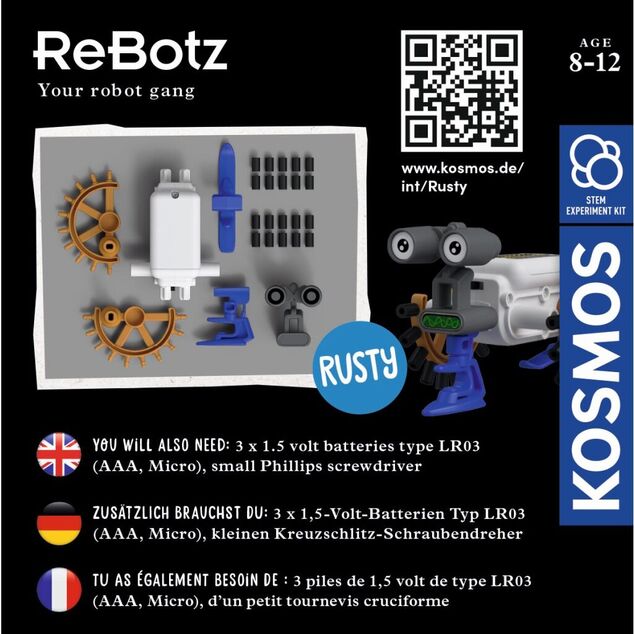 KOSMOS Roboter Rusty fahrend