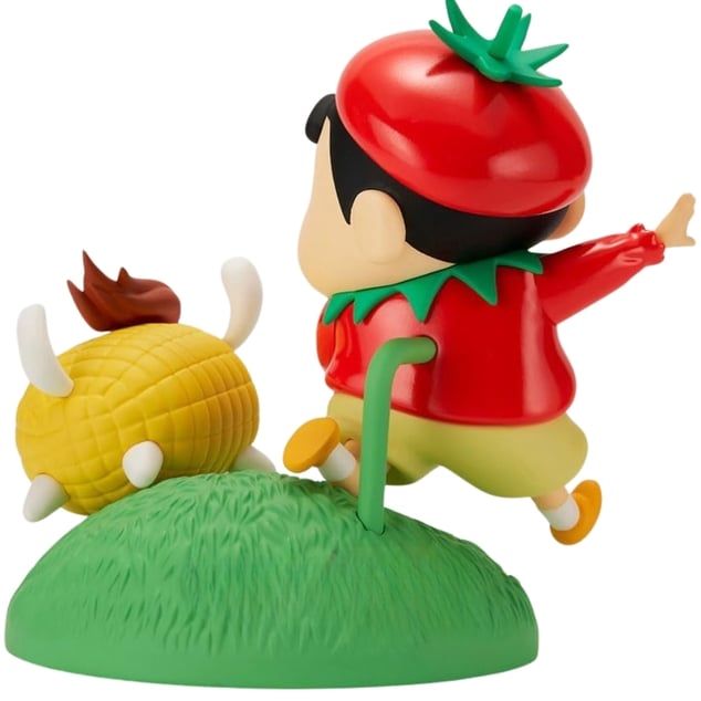 Bandai Crayon Shinchan - Vignette Figurica Zelenjavni kostum