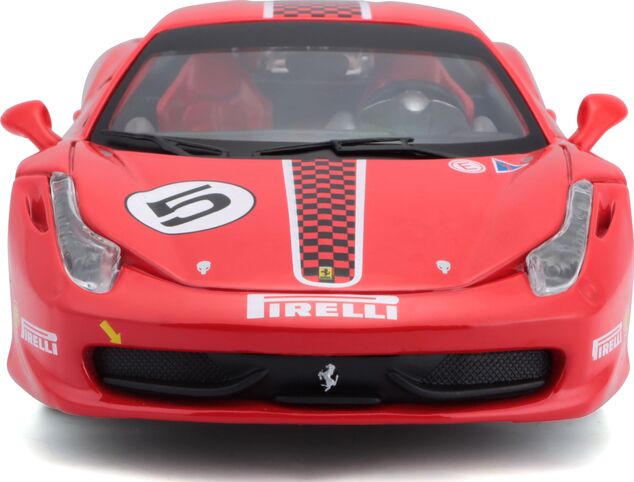 Bburago 1:24 Ferrari Racing 458 Challenge Rot