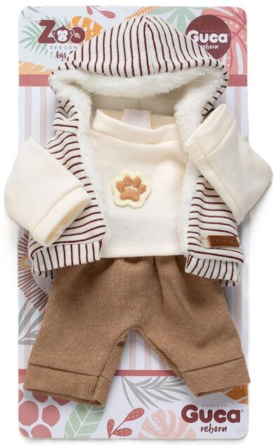 Guca OP987 abbigliamento per scimmietta neonato REBORN taglia 32 cm