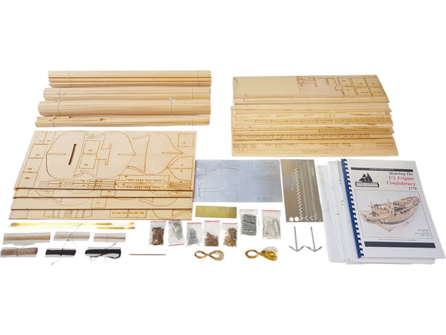 Model Shipways USF Confederacy 1778 1:64 komplet