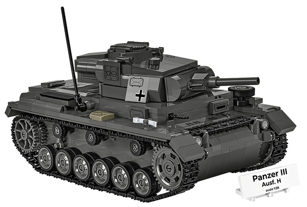 Cobi II WW Panzer III Ausf. H 1:28, 958 k, 1 f