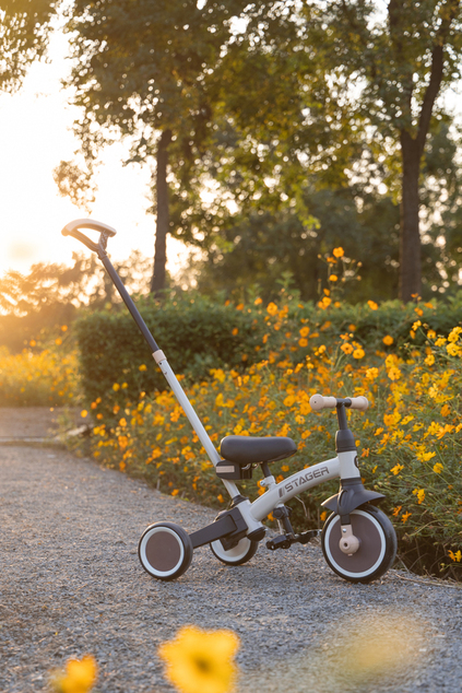 QPLAY Triciclo Stager 3 in 1 Verde, 2-6 anni