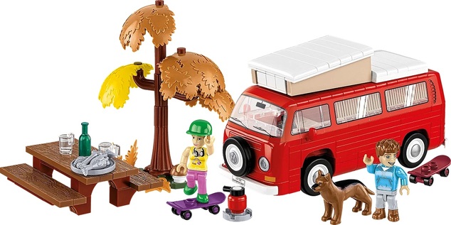 Cobi Volkswagen T2a Campingwagen, 1:35, 272 k, 3 f