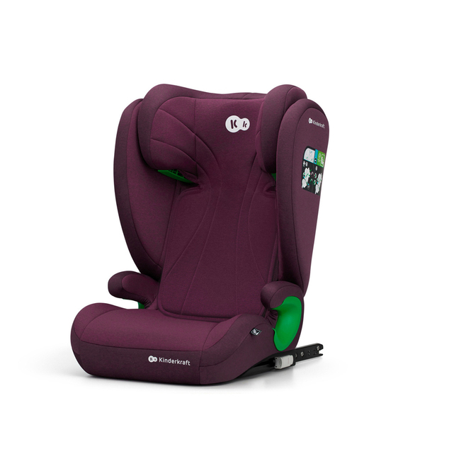 KINDERKRAFT Asiento de coche Junior Fix 2 100-150 cm Cherry Pearl