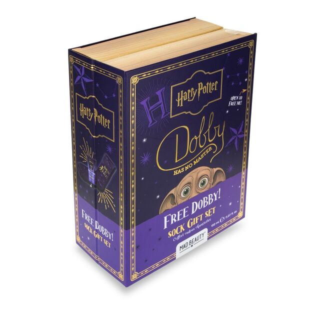 MAD BEAUTY Sada péče o nohy Harry Potter Dobby Máta 1x 150ml, 1 pár ponožek (vel